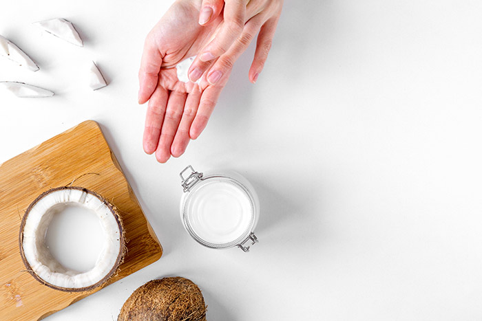 Coconut Oil Helps with Hair Growth: Calms Irritation