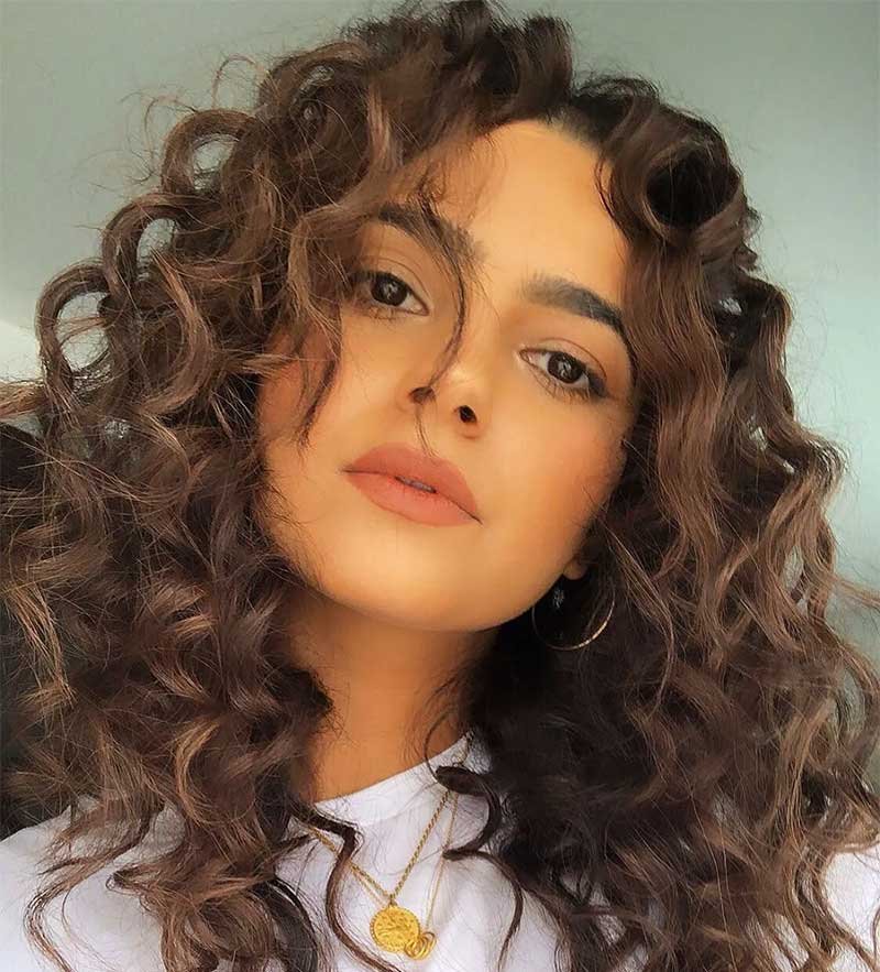 How to make curly hair wavy